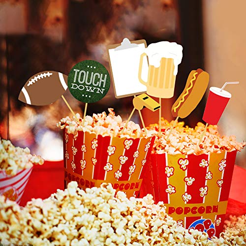 Super Bowl Photo Booth Props Kits By Partico, Party Favor For Football Party Theme Supplies Decorations - 17Count #TOP3