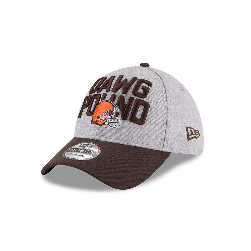 New Era Mens Cleveland Browns 2018 Flex Fit Draft Hat S/M