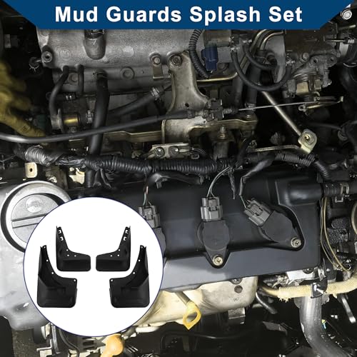 Image of Mud Flaps Splash Guards W /Mount Accessories for Mercedes-Benz GLE without Pedal 2015-2019 Front and Rear Mud Guards 1 Set