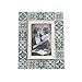 Produktbild Bilderrahmen Holz Ornament blau Vintage 20x25cm