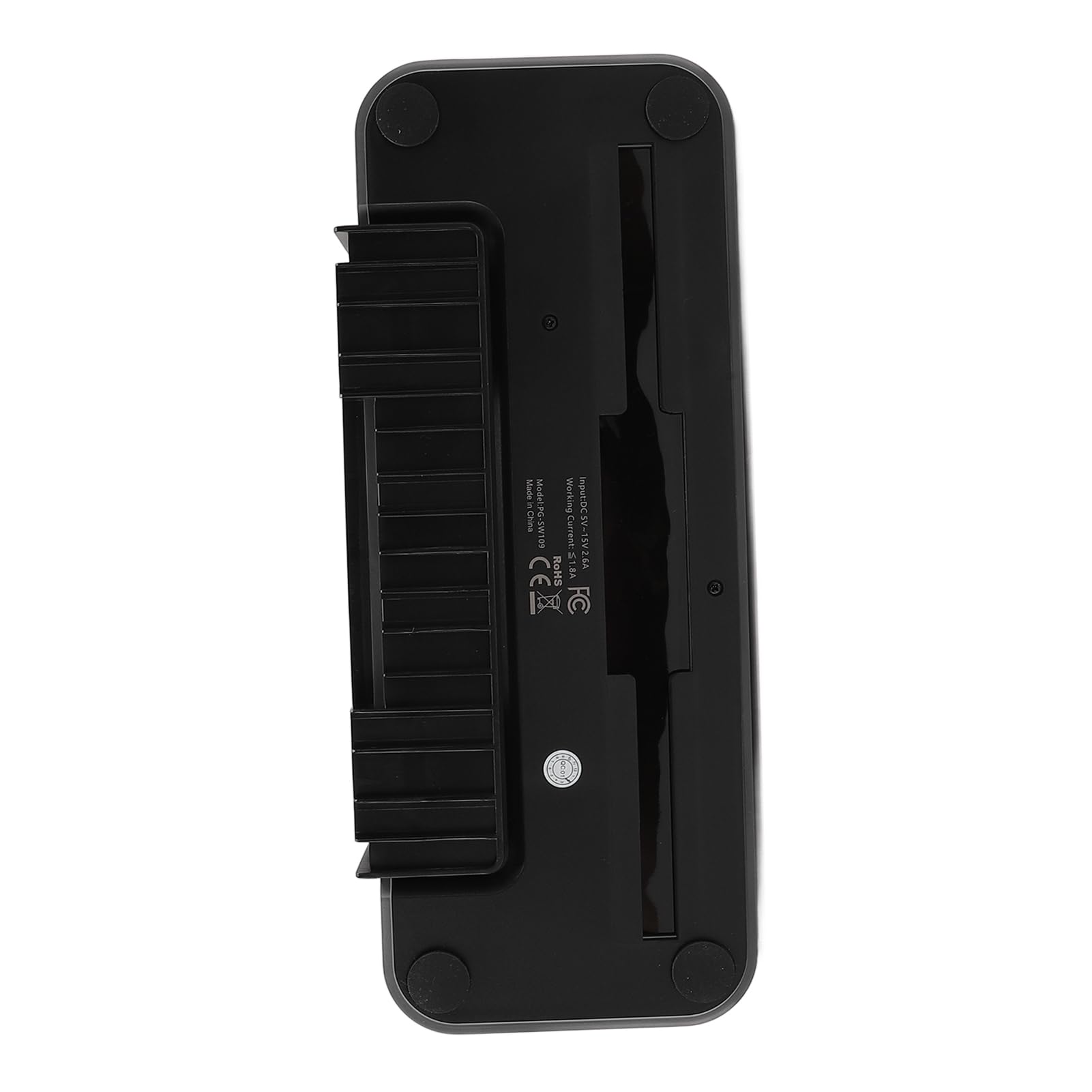 Base de Carga de Pared para Consola de Juegos Estante para Kit de Montaje en Pared con Puertos HDMI 1080P 60Hz, Soporte de Almacenamiento para 10 Juegos, Iluminación RGB,