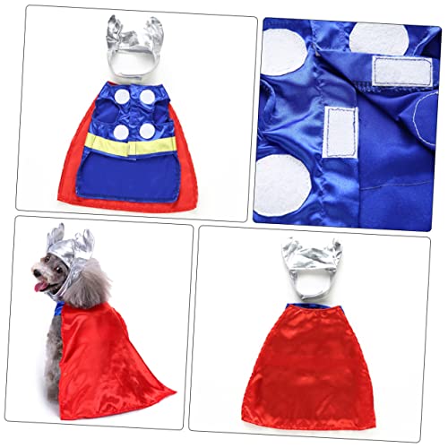 Disfraz para perros Abaodam para Halloween con sombrero miniatura 6