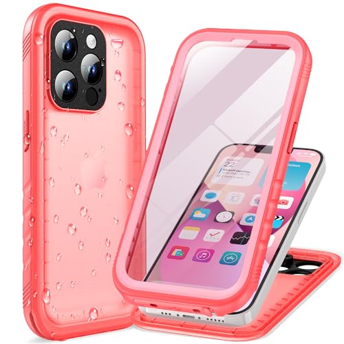 👍【Militare Grado Antiurto】 Può sopravvivere a una caduta di 2 metri! La nostra cover iPhone 15 Pro ha superato il test dello standard militare americano MIL-STD-810H 516.8. Da un'altezza di 2m a 26 angoli diversi 1000 volte senza danni. (Numero di certificato: GZIN1615 Pro0515 Pro62MR).Non aver paura delle cadute accidentali quotidiane.