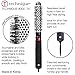 Cricket Technique Thermal Hair Brush #300 0.75” for Blow-Drying, Curling, and Styling – Heat-Retaining Barrel with Anti-Static Tourmaline Bristles, Round Thermal Brush, Not Electric, All Hair Types