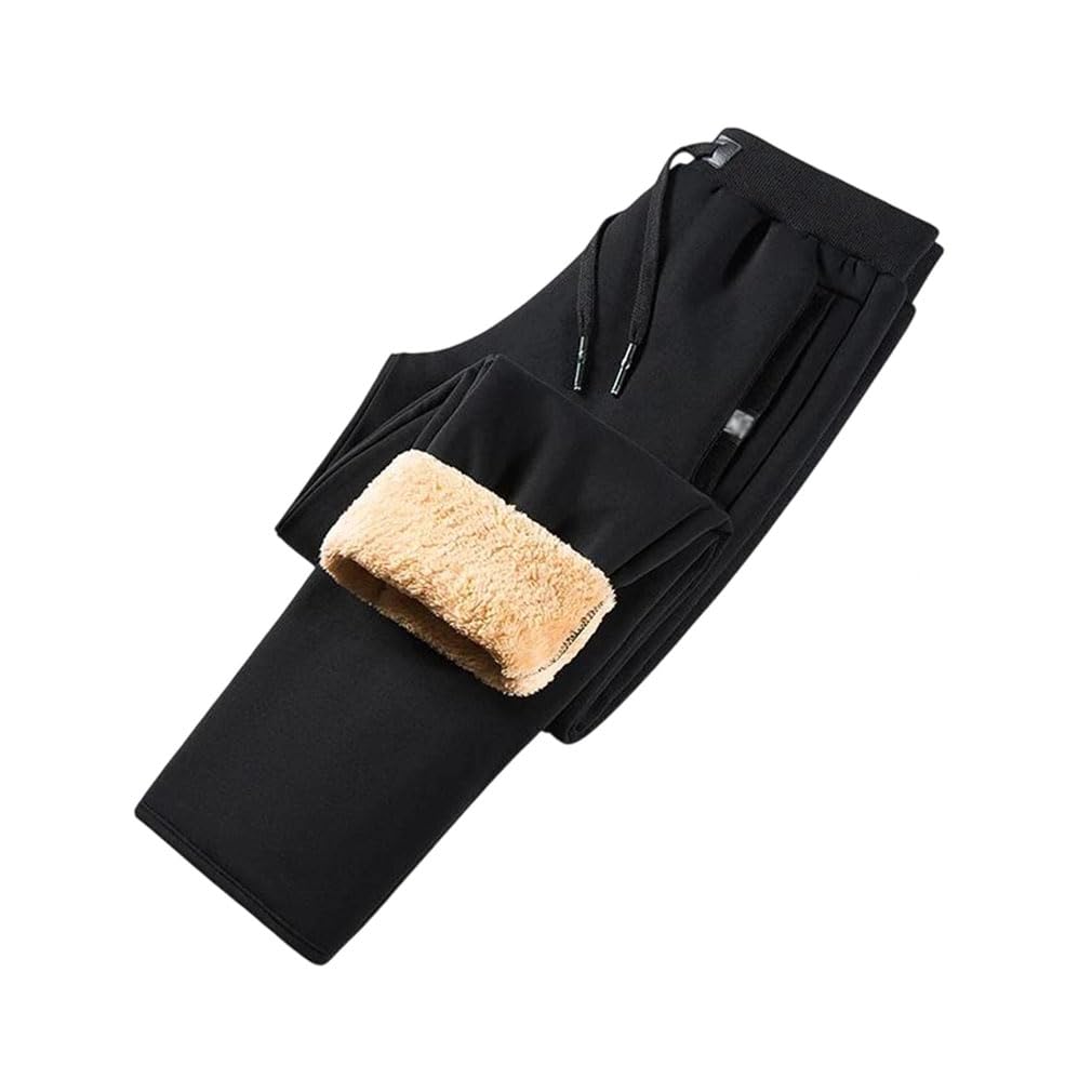 Sports Male Thicken Joggg Mens Casual Slim Warm Fleece Sweatpants