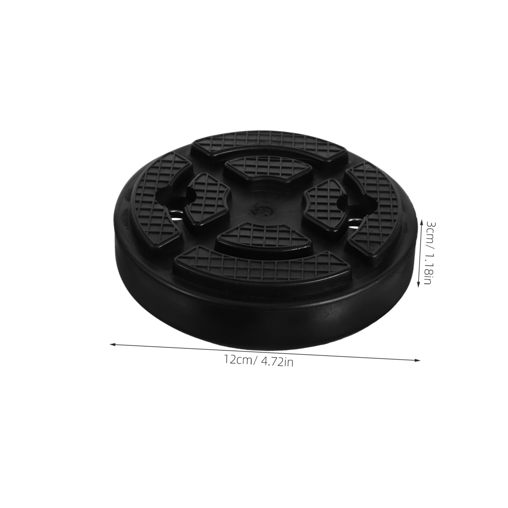 4 Stück Gummipuffer für Zwei Säulen Hebebühnen 10,8cm Schwarz
