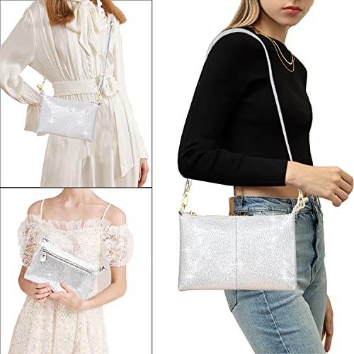 Image of Beurlike Leather Wristlet Wallet Clutch Purses For Women Small Crossbody Phone Bags