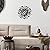 Zonon 1 Pcs Wacky Sun Metal Wall Art Outdoor Wall Art Decor 11.81 Inch Rust Proof Sun Wall Decor Hanging Black Outdoor Plaques and Wall Art for Home Garden Patio Bedroom Living Room Office Kitchen
