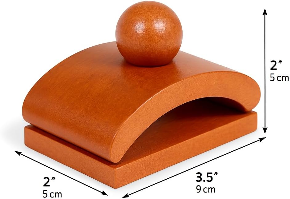 Katai - Quilt Clamps - Set of 4, Large, Wood, Wall Mount Hangers for Rug, Tapestry - Complete with Screws and Tape Measure