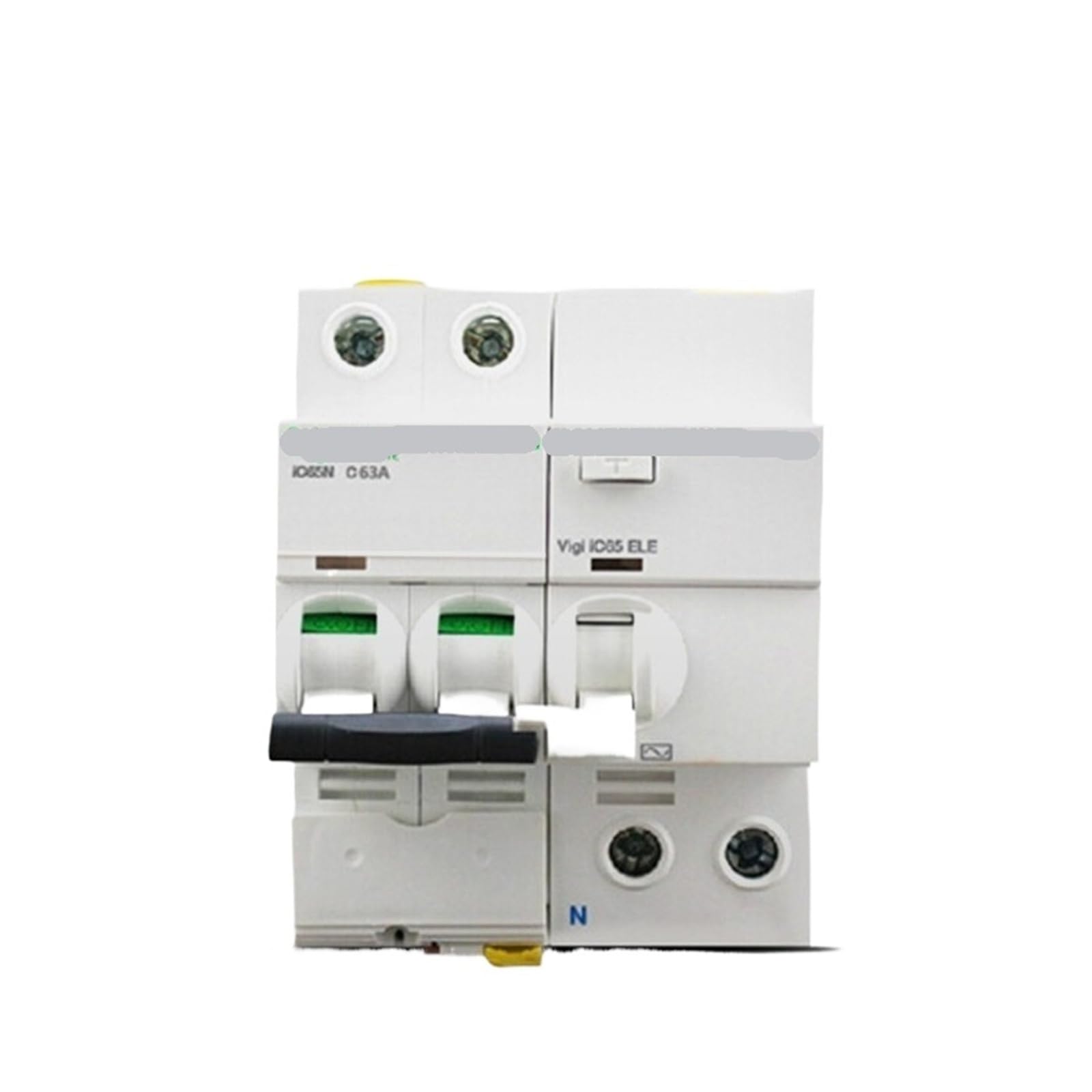 Disyuntor A9 iC65N Interruptor principal de fuga aire 1P 2P 3P 4P 6/80A for una fuente alimentación segura y eficiente A9F18263vigi(4P,32A)