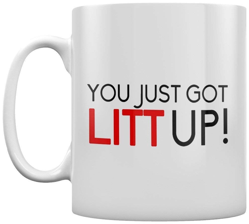 YOU JUST GOT LITT UP 10oz White Funny Mug.
