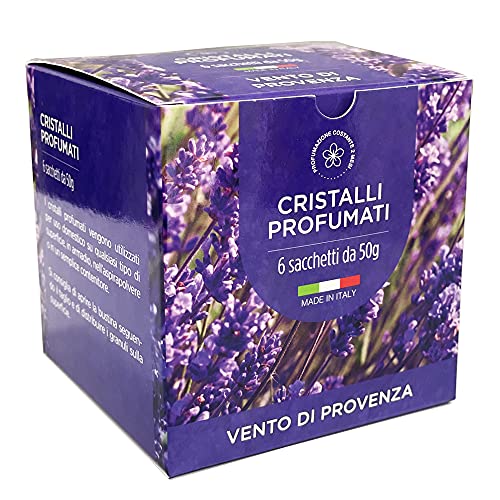 Gránulos perfumados para aspiradora - Cristales para Ambiente - Caja de 6 Bolsas de 50 g (Vento de Provenza) Cover