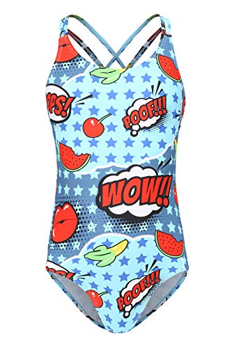Image of HowJoJo Girls One Piece Swimsuit Swimwear Beach Bathing Suit Size 6 /6t /6x