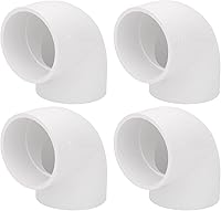 Vista 41 de Paquete de 20 conectores de tubería de PVC de 1/2" con codo de 45 grados (Socket x Socket) de calidad para muebles SCH40, adaptador de esquina