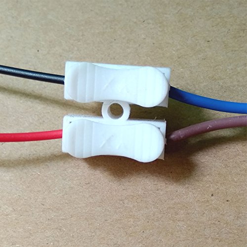 10PCS/Lot Spring Wires, Welding Without Screws Fast Cable Clamp Be Applied To The LED Lamp Strip