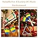 Guiro Instrument, Wooden Maracas For Adults, Wooden Egg Shakers, 6IN Musical Steel Triangle, Latin Percussion Colorful Wooden Musical Instruments for Adults, Parties, Festivals