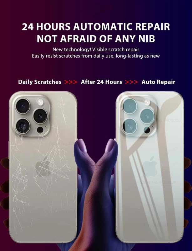 Image of FabeKee /Tempered Glass Screen Protector Compatible for iQOO 15R | Front And Back Screen Guard With camera lens protector