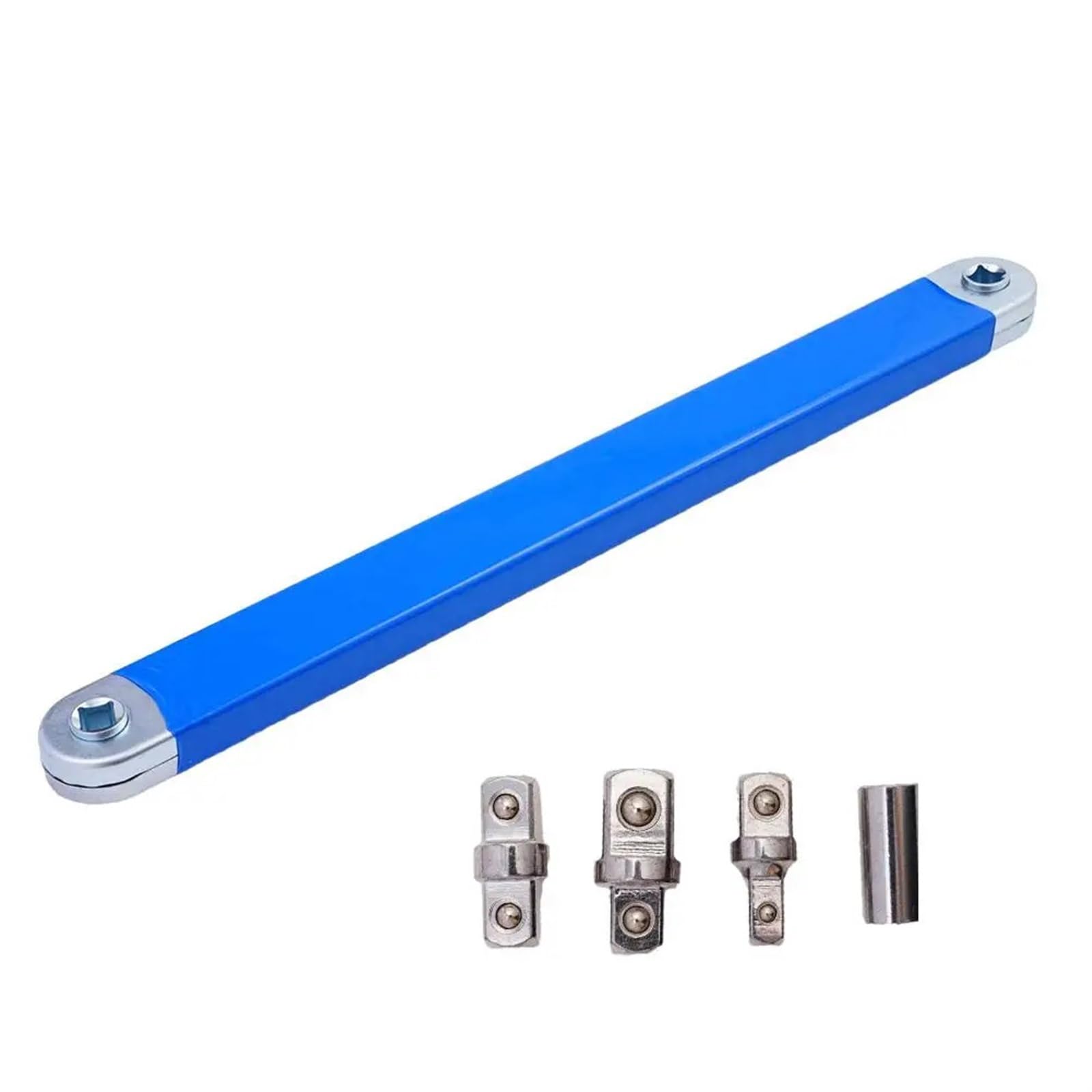 Ualxpao One Color Offset Wrench Offset Extension Wrench 15.4Inch Impact Socket Ratchet Tool With 1/4Inch 3/8Inch 1/2Inch Square For Tight Spaces For Automotive Repair