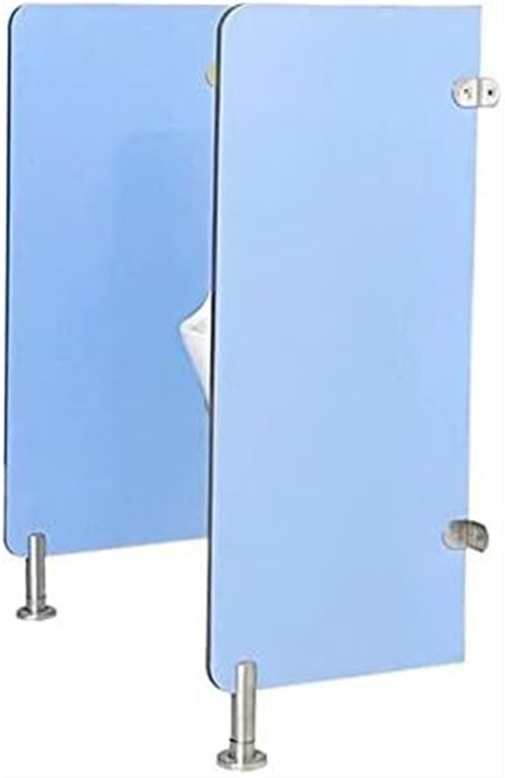 Urinal Screen Partition, Wall-Mounted Wooden Baffle for Public Restrooms in Schools, Malls & Public Places