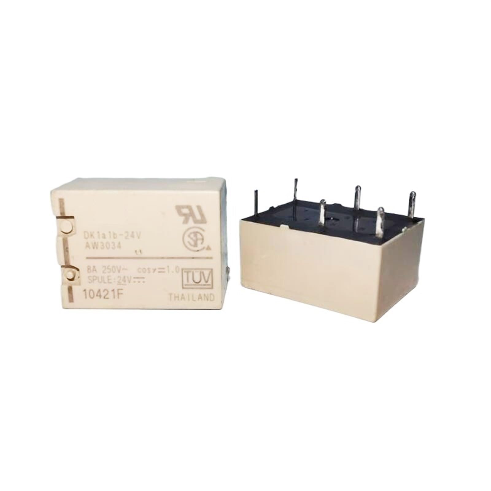 Relais DK1A1B-24V de rechange pour carte électronique défectueuse 24V 8A