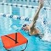 Kalastussaari Emergency Marine Foam Flotation Cushion,Boat Throwable Flotation Device with Strap,Throwable PFD Boat Cushion Life Preserver for Boating, Swimming, Rescue/18x14in