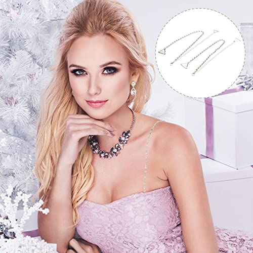 Bestoyard Adjustable Bra Shoulder Straps With Metal Hook Crystal Rhinstone Bra Underwear Straps Single Row Bra Replacement Strap Girdles Women Favors #TOP1