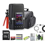 Zoom H2essential Multi-Mic 32-Bit Float Handy Recorder Bundle with Memory Card microSDXC Extreme Pro 64GB + USB Card Reader, SD/microSD + 10ft USB Type A to USB Type C Cable - Black + More
