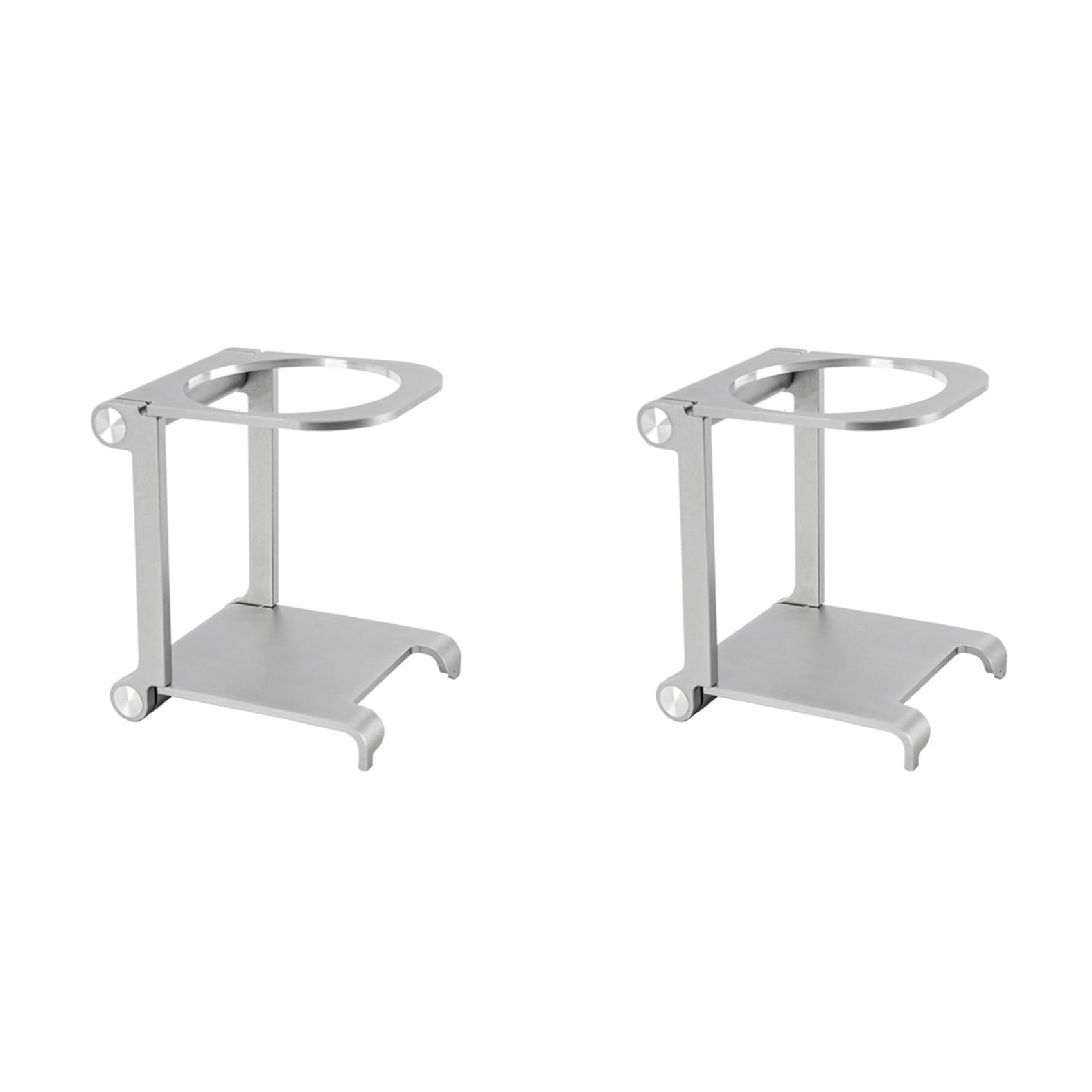 Porte-gouttes à café pliable en aluminium | Lot de 2 supports portables
