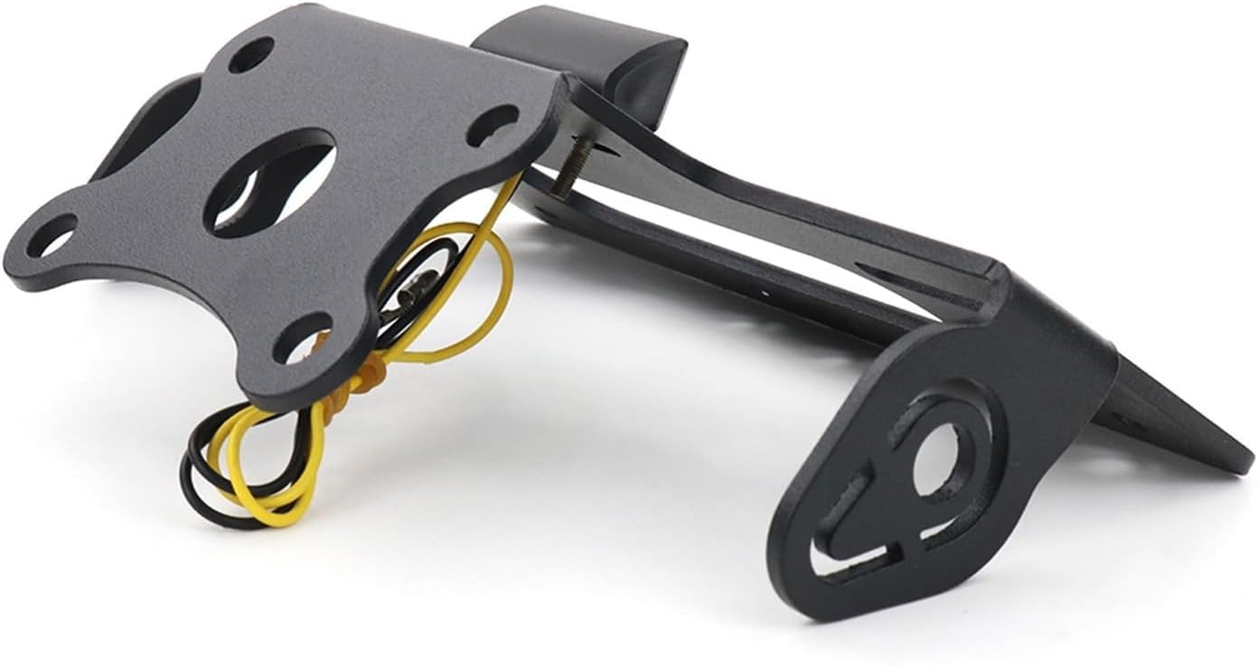 License Plate Holder Frame LED Light Compatible with Yamaha MT125 MT-125 2020 2021 2022 Motorcycle Tail Tidy Fender Eliminator Bracket