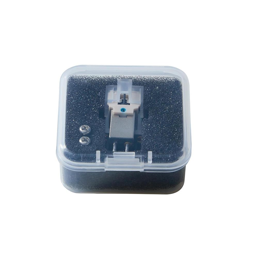Testina del giradischi Cartuccia magnetica Stilo Cartuccia giradischi magnetica universale di ricambio ad alta precisione per fonografo con stilo conico diamantato per giradischi