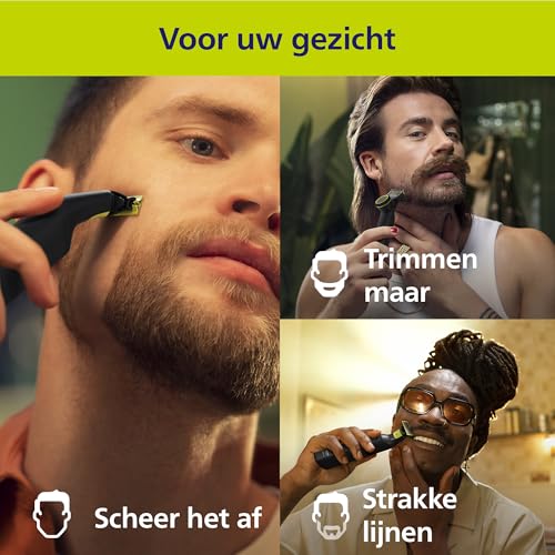 Philips OneBlade Pro 360 elektrische baardtrimmer en bodygroomer, 20 lengtestanden, waterdicht, roestvrij staal - Afbeelding 3