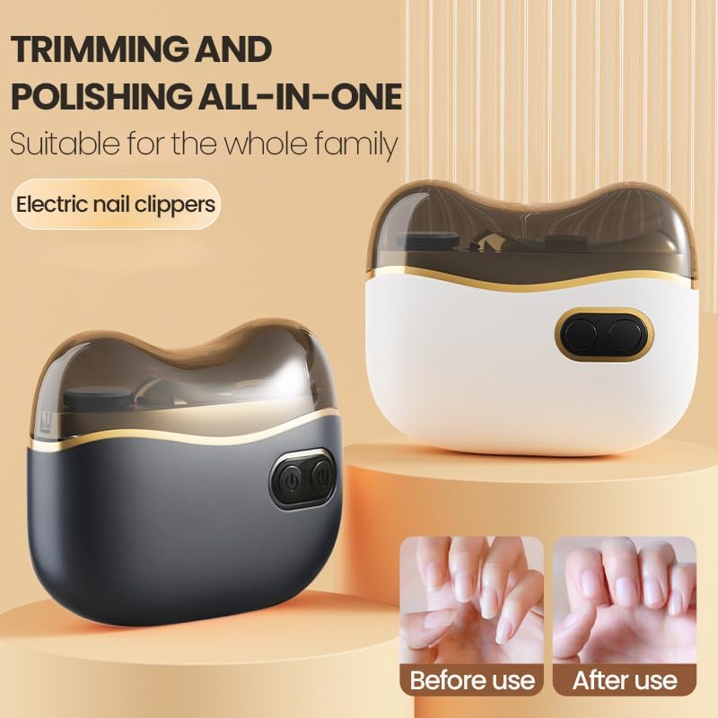 Miniatura 4 de Cortaúñas eléctrico automático tres en uno (negro)