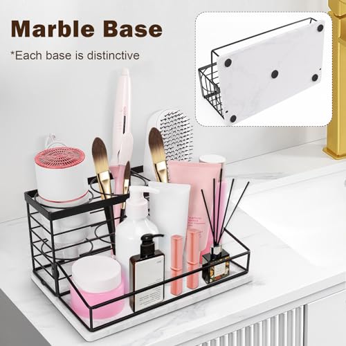 Siyzda Hair Tool Organizer, Movable Hair Dryer Holder, Hair Styling Tools Storage for Vanity, Bath Counter Organizer, Bathroom Trays for Hair Toiletry, Makeup - Image 5