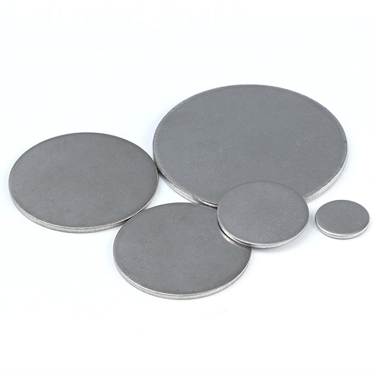 2er-Pack Runde Edelstahl-Scheiben 304 – Durchmesser 55–80 Mm, Dicke 1,5–5 Mm – Massive Kreisplatten Für Handwerk, Maschinenbau & Stanzteile