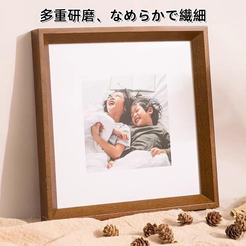 Amazon.co.jp: パズルフレーム/正方形 / 40×40cm / 木製額縁/壁掛け式