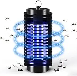 Armadilha Mata Mosquito Pega Inseto Led Luz Choque Eletrico Bivolt (STO812)