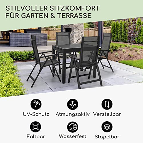 Gartenstühle Homeoutfit24 London 2er Set aus Europa