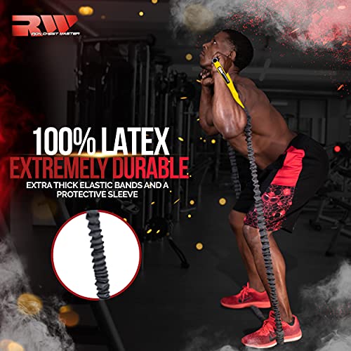 Ron Williams Fitness Resistance Band With Handles - Home Gym Resistance Training For Men And Women - Strength Building Exercise Bands (Light, 15Lbs) #TOP2