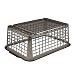 keeeper Aufbewahrungskörbchen, Stabiler Kunststoff (PP), 4,5 l, 30 x 20 x 11 cm, Fred, Crystal Grey