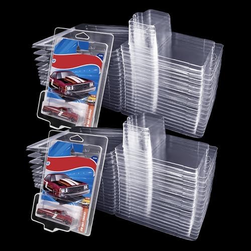 50-Pack Protector case for Hot Wheels -Clamshell Plastic Display ...