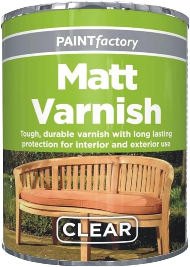 MIXEL Clear Matt Varnish Tin Paint, Quick-Drying Formula, Easy-to-Apply, Long-Lasting Protection, Ideal for Craft, Home DΓ©cor, Perfect for Interior and Exterior Use, 300ml, (1 Pcs)