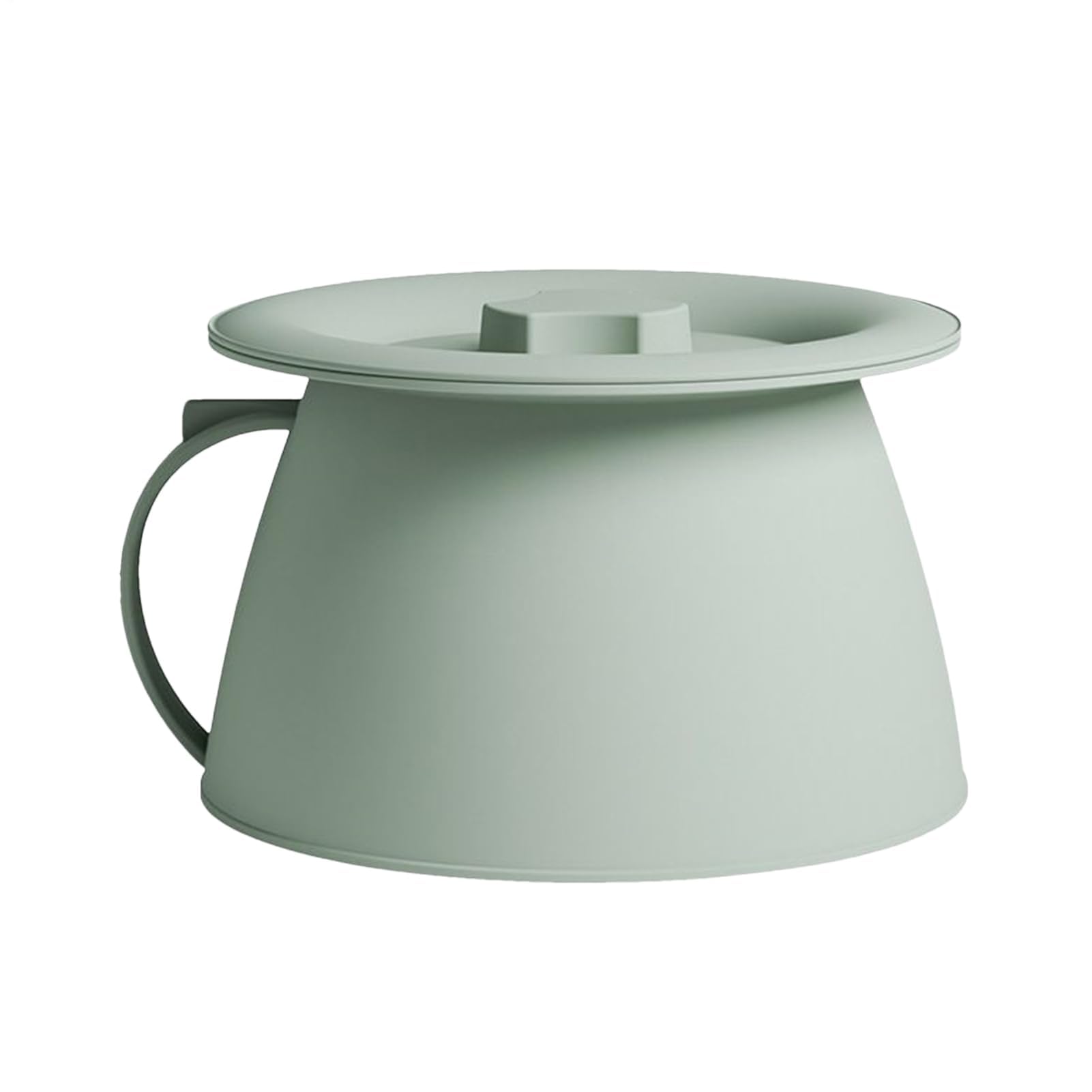 Tragbares Töpfchen für Erwachsene und Kinder, Nachttisch-Urinal mit Deckel, leicht zu reinigende Toilette für Camping, Reisen und Zuhause