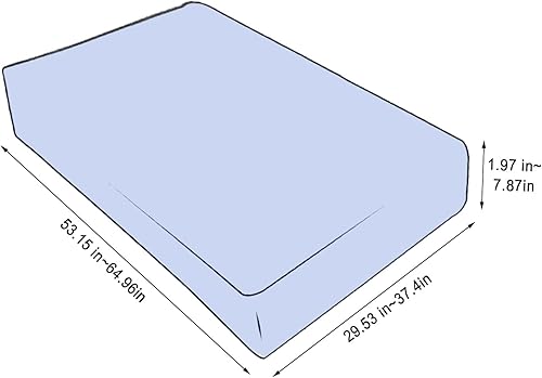 Miniatura 6 de BLMIEDE Funda universal para sofá, de poliéster antideslizante de alta elasticidad, funda universal para muebles con cremallera (beige, talla única)