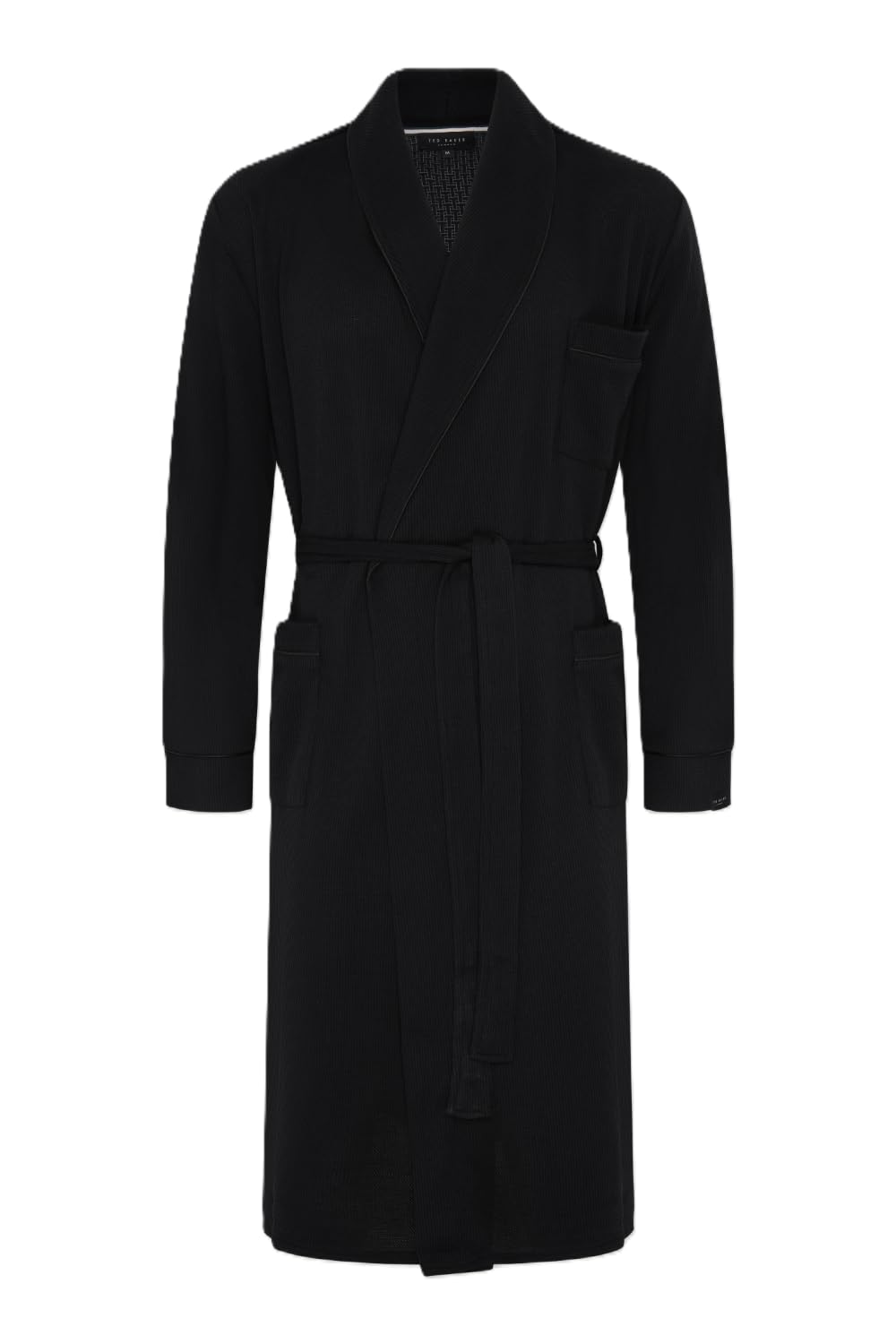 Ted Baker Waffle Robe, Black, XL