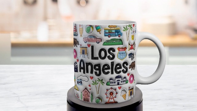 9 oz coffee mug Primary White