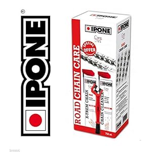 Ipone Pack Brosse + dégraissant + Graisse de chaîne Road Roadster Sportive