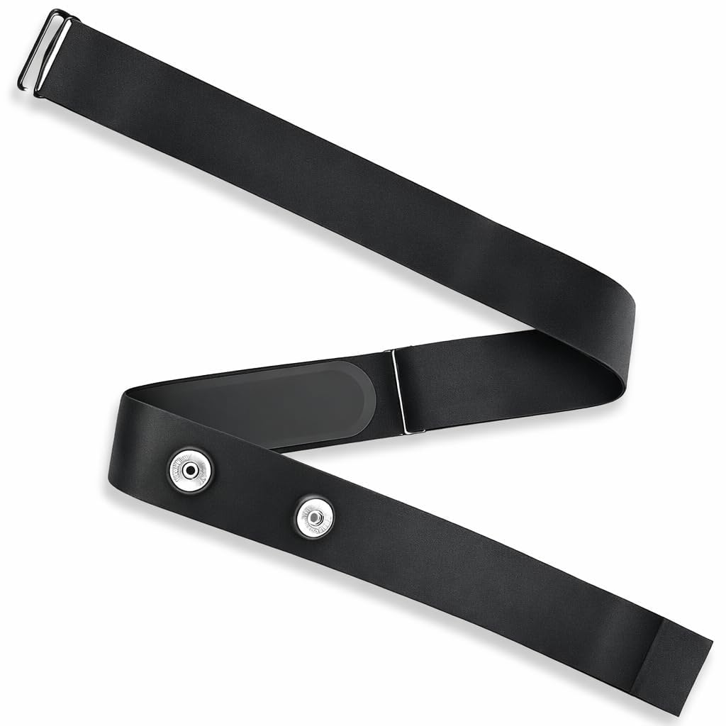 Cinturón Cardio Ajustable 70–105 cm para Sensor de Frecuencia Cardíaca, Compatible Banda Torácica de Repuesto para Deporte, Fitness, Correr y Ciclismo, Cómodo y Antisudor