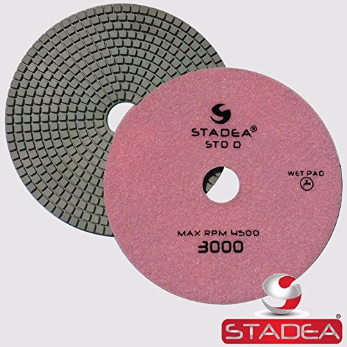 Stadea Ppw252B Diamond Polishing Pad 7 Inch Grit 100 For Marble Concrete Stones Terrazzo Granite Floor Polishing #TOP6