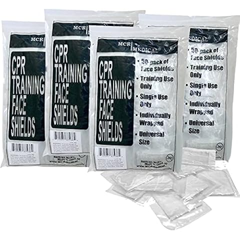 MCR Medical CPR Training Shields (200 Pack) Cover