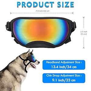 Dog Sunglasses Large Dog Sunglasses Dog Goggles Uv Protection Pet Glasses with Adjustable Strap for Large and Medium Dog  Cucciolini Doodles Dog sunglasses large dog sunglasses dog goggles uv protection pet glasses with adjustable strap for large and medium dog   cucciolini doodles